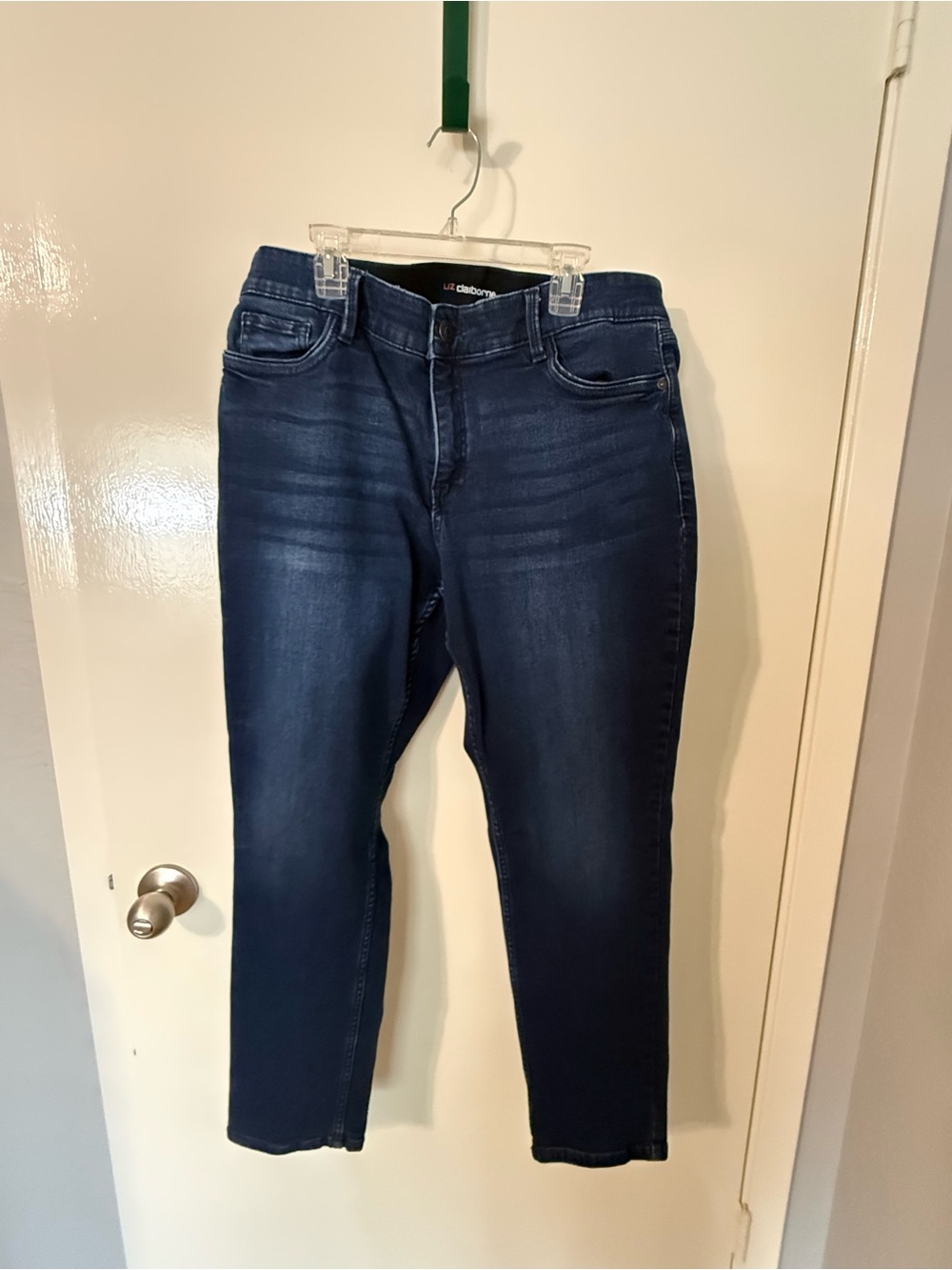 Liz Claiborne Indigo Mid Rise Slim leg Jeans